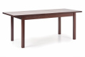 Ruokapöytä \'Dark Walnut\' 118-158x75cm - Tummanruskea