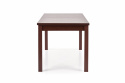 Ruokapöytä \'Dark Walnut\' 118-158x75cm - Tummanruskea