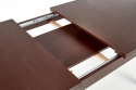 Ruokapöytä \'Dark Walnut\' 118-158x75cm - Tummanruskea