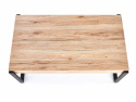 Pöytä \'Wood\' 110x64cm - Luonnonvärinen/Musta