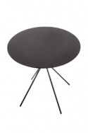 Ruokapöytä \'Fondi\' Pyöreä 80cm - Musta