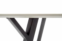 Ruokapöytä \'Barlog\' 140x80cm - Harmaa/Musta