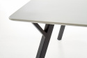 Ruokapöytä \'Barlog\' 140x80cm - Harmaa/Musta