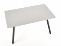 Ruokapöytä \'Barlog\' 140x80cm - Harmaa/Musta