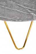 Ruokapöytä \'Bonello\' Pyöreä 120cm - Kulta/Harmaa