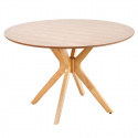 Ruokapöytä \'Nicolas\' Pyöreä 120cm - Luonnonväri