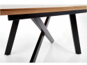 Ruokapöytä \'Capital\' 160-200x90cm - Musta/Tammi