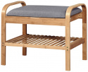 Kenkähylly \'Sandee\' 60cm - Tammi/Harmaa
