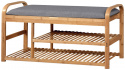 Kenkähylly \'Sandee\' 100cm - Tammi/Harmaa