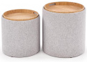 2-pack Istuintyyny/Sivupöytä \'Aviko\' - Harmaa
