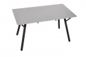 Ruokapöytä \'Viksten\' 140-180x80cm - Musta/Harmaa