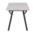 Ruokapöytä \'Viksten\' 140-180x80cm - Musta/Harmaa