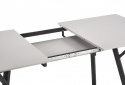 Ruokapöytä \'Viksten\' 140-180x80cm - Musta/Harmaa