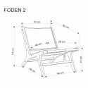 Tuoli \'Foden\' - Rottinki/luonnonvärinen