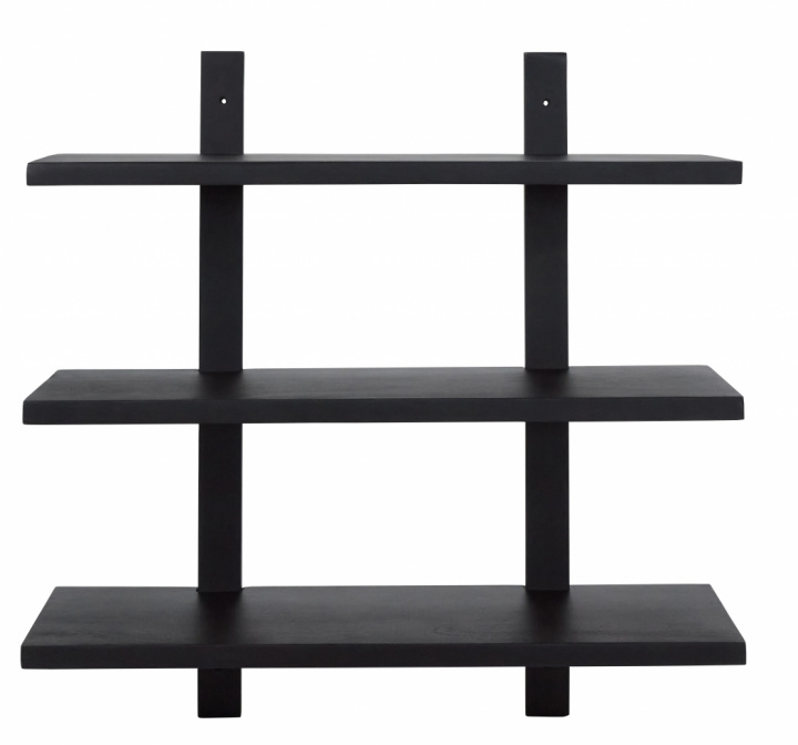 Hylly \'Set\' - Musta ryhmässä Huonekalut / Hyllyt & säilytys / Seinähyllyt @ Reforma (203801027)