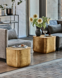 2-pack sohvapöytä \'Cajas\' - Kulta