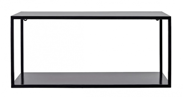 Hylly \'Model\' 27cm - Musta ryhmässä Huonekalut / Hyllyt & säilytys / Seinähyllyt @ Reforma (208580953)