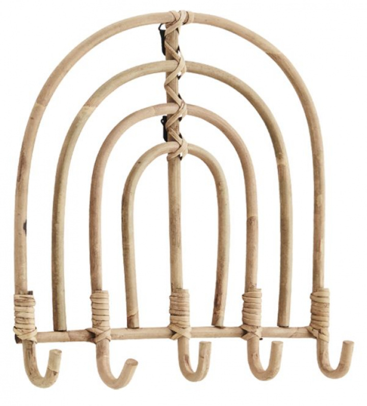 Vaateripustin \'Rattan Coat Rack\' - Luonnonvärinen ryhmässä Huonekalut / Hyllyt & säilytys / Vaateripustimet @ Reforma (20Y5088)