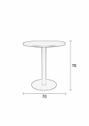 Bistro pöytä \'Maze\' Pyöreä 70cm - Vihreä