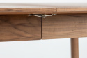 Pöytä \'Glimpse\' 120-162x80cm - Luonnonvärinen