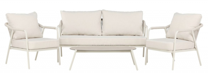 Lounge-setti \'Cada\' - Beige ryhmässä Huonekalut / Ulkokalusteet / Ulkoryhmät @ Reforma (2139-222)