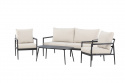 Lounge-setti \'Pozzallo\' - Musta