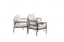Lounge-setti \'Pozzallo\' - Musta