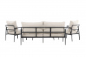 Lounge-setti \'Pozzallo\' - Musta