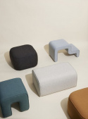 Puffi \'Cube\' - Ruskea