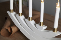 Adventtikynttelikkö \'Navida\' - Valkoinen