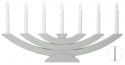 Adventtikynttelikkö \'Navida\' - Harmaa