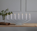 Adventtikynttelikkö \'Navida\' - Harmaa