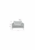 Tuoli \'Love seat\' - Ruskea
