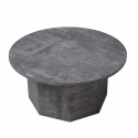 Soittopöytä \'Bilbao\' Pyöreä 80cm - Harmaa