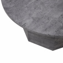 Soittopöytä \'Bilbao\' Pyöreä 80cm - Harmaa