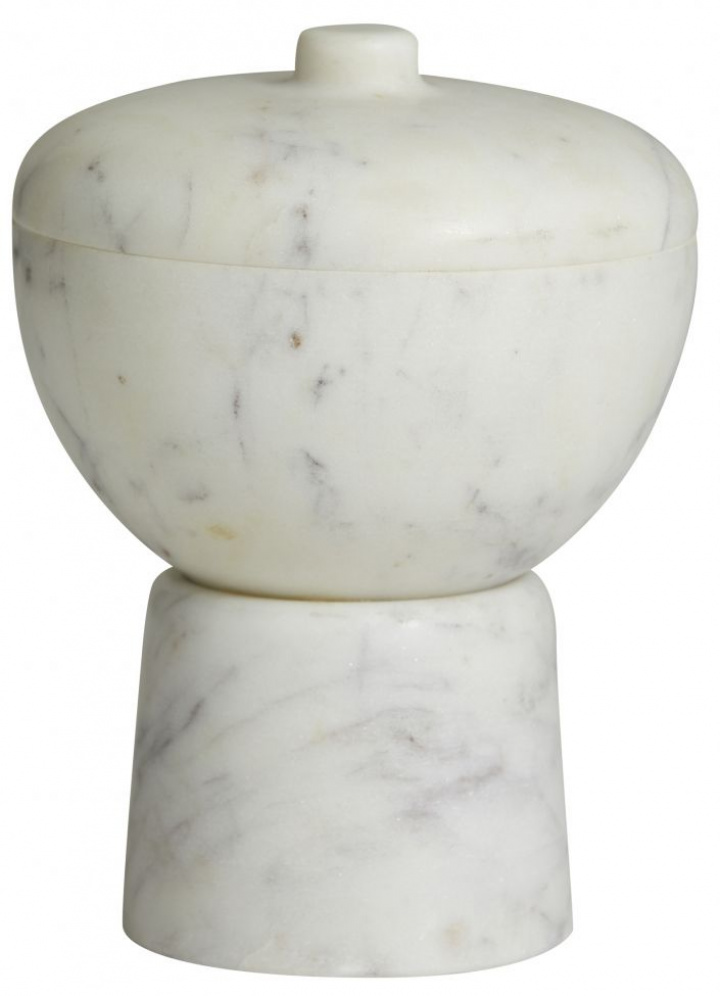 Säilytyskulho \'KALI\' - Marmori ryhmässä Sisustus / Pöytäliina & Tarjoilu / Kulhot & Vadit @ Reforma (3696)