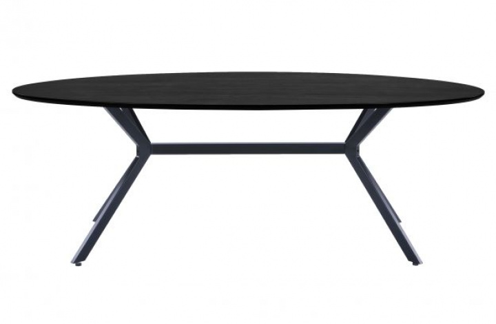 Ruokapöytä \'Bruno\' 220x100cm - Musta ryhmässä Huonekalut / Pöydät @ Reforma (377217-Z)