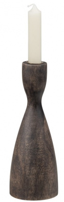 Kynttilänjalka \'Rosa\' 22cm - Ruskea