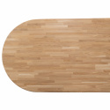 Ruokapöytä ‘Tablo’ 220x90cm soikea - Tammi