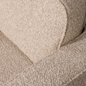 Kääntötuoli ‘Lazy’ - Beige bouclé