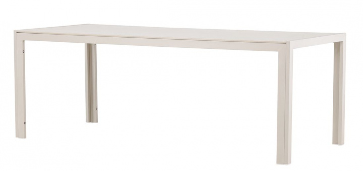Puutarhapöytä \'Noto\' 205x90cm - Beige ryhmässä Huonekalut / Ulkokalusteet / Puutarhapöydät @ Reforma (4143-222)