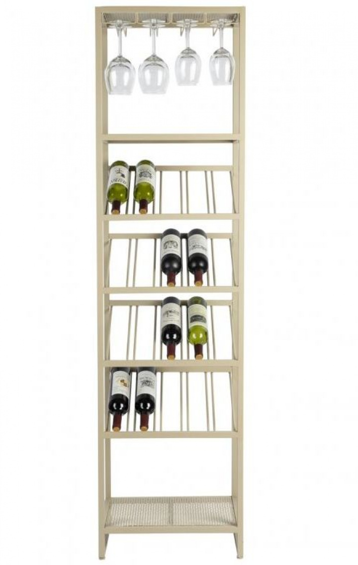 Viinikaappi \'Cantor\' - Beige ryhmässä Huonekalut / Hyllyt & säilytys / Kaapit ja lipastot @ Reforma (4200028)