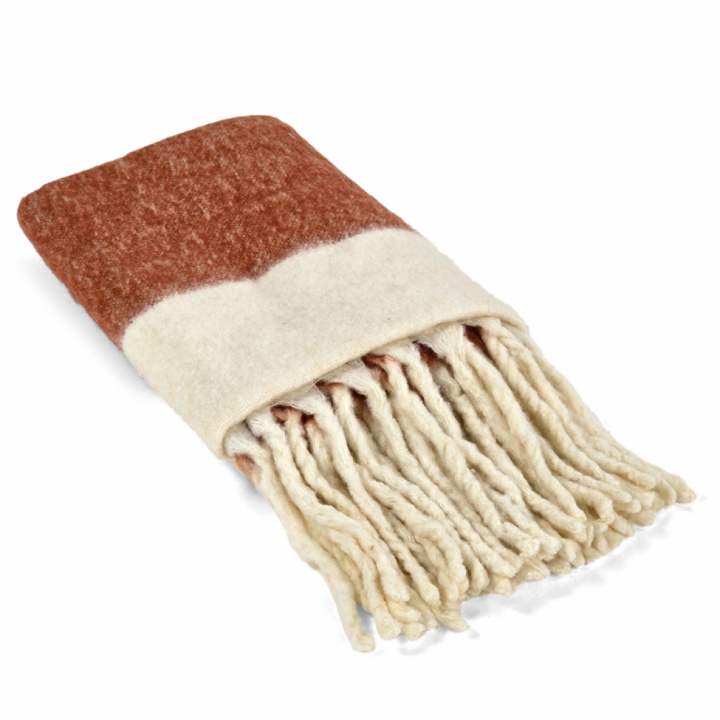 Ruutu \'Carrie\' 130x170cm - Vaaleanpunainen ryhmässä Sisustus / Kankaat / Peitot & huovat @ Reforma (4224615676047)