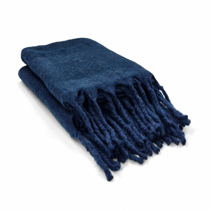 Ruutu \'Samantha\' 130x170cm - Sininen ryhmässä Sisustus / Kankaat / Peitot & huovat @ Reforma (4224615677020)