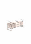 TV-taso \'Honey Sideboard\' - Ruskea