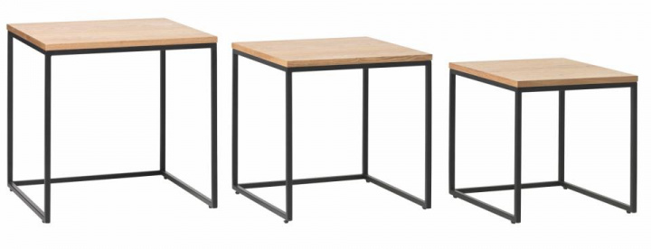 Soittopöytä \'Lekvall\' - Tammi/Musta ryhmässä Huonekalut / Pöydät / Pöytä @ Reforma (43381020)