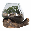Dekoration \'Waterdrop\' - Puu/Lasi 