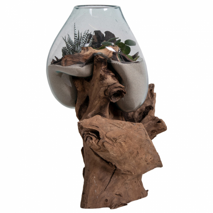 Dekoration \'Waterdrop\' 50cm - Puu/Lasi ryhmässä Sisustus / Koristeet / Muut koristeet @ Reforma (4501052)