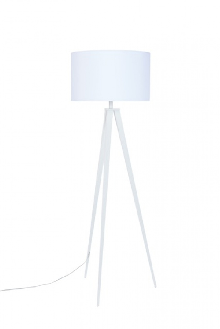 Lattiavalaisin \'Tripod\' 50x50 - Valkoinen ryhmässä Valaistus / Valaisimet / Lattiavalaisimet @ Reforma (5000802)