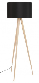 Lattiavalaisin \'Tripod\' - Puu/Musta